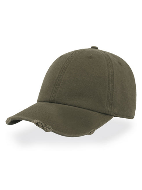 Cap Basic Destroyed Green